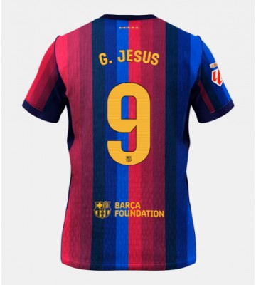 Barcelona Gabriel Jesus #9 Hjemmebanetrøje 2026-27 Kortærmet